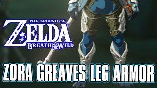 How To Find The ZORA GREAVES - Zelda Breath Of The Wild - Zora Armor