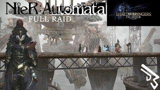 Final Fantasy XIV - NieR Automata FULL RAID - The Copied Factory (Machinist)