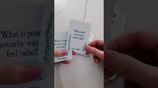 Self-reflection card game for kids