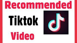 Tiktok Problem | Fix Recommended videos in the Feed Problem