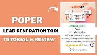 Poper Tutorial & Review 2024 | Best Appsumo Lifetime Deal | Saas LTD Hunter