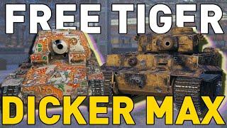 Free Tiger or Dicker Max in World of Tanks!