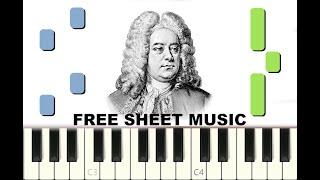 HALLELUJAH from THE MESSIAH, Handel, Piano Tutorial with FREE Sheet Music (pdf)