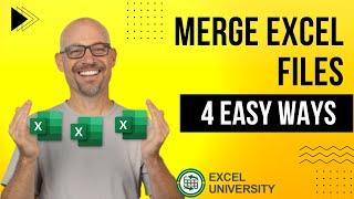 How to Merge Excel Files (Without Using VBA) - 4 Easy Ways