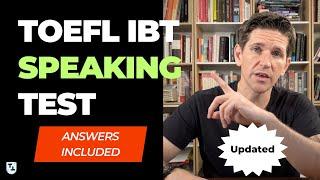 TOEFL iBT Speaking Practice Test with Answers (#10)