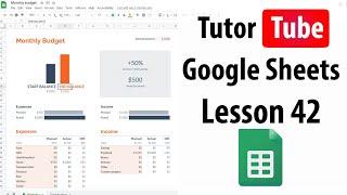 Google Sheets Tutorial - Lesson 42 - Text Rotation