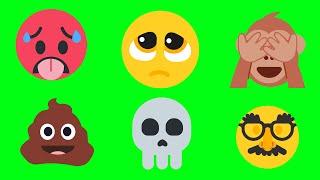 Animated Emojis Green Screen | Graphics & Animation
