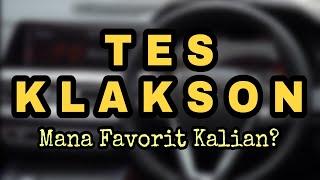 Tes Klakson 62 Mobil Indonesia