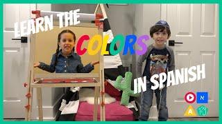 Learn the Colors in Spanish with Liam and Señorita Samantha