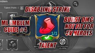 ML EMBLEM GUIDE 4- Disabling Strike for Burst Damage Explained | Not Fit for SV Heores | ZEkilled