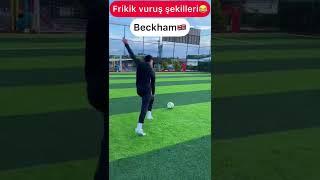 Futbolcuların frikik vuruş şekilleri