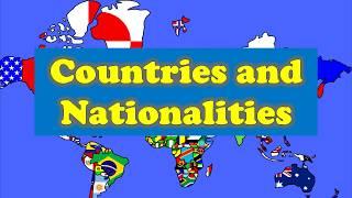 Countries and Nationalities Учим национальности и страны на английском // #УчуАнглийский