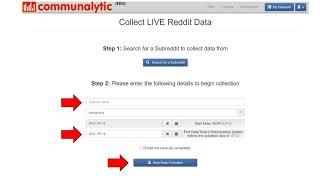 Communalytic Tutorial - Data Collection from Reddit