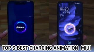 Top 3 best charging animation themes for Miui Devices | 2021 Top Miui Themes | Cool Charge Animation