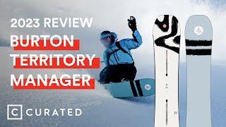 2023 Burton Territory Manager Snowboard Review | Curated