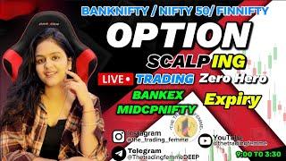 LIVE  TRADING NIFTY50  BANKNIFTY || 9 DEC || #thetradingfemme #nifty50 #banknifty #livetrading