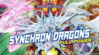 Master Duel - Synchron Dragons deck tutorial combo full boss and Supernova 8k ATK - Step by Step