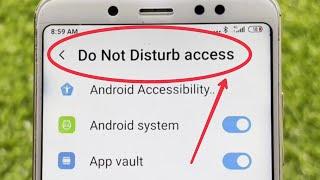 Do not Disturb Access Permission in Redmi Phone