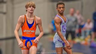 120 – Chase Kilgore {G} of Wright Way Wrestling 2 IN vs. Kadin Perry {R} of Ben Davis HS IN