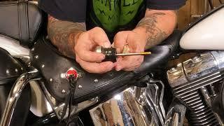 How to check your engine oil on a 84-17 Softail