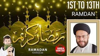 LIVE Majlis 2 Ramdan 2025 AT Kuwait | Topic  Quran or Marfat e nafs | Maulana Zaki Baqri