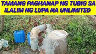 tamang paghanap ng malinis na tubig sa ilalim ng lupa na unlimited (BOY BERTOD)