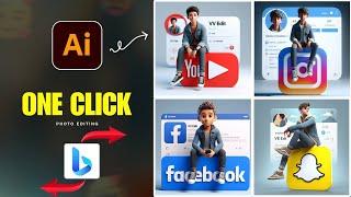 How to create 3D AI Social media images | Full tutorial in Telugu | Instagram trending ai photo edit