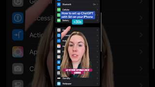 How to add ChatGPT to Siri #appleintelligence #techtips #iphonetips #iphone #chatgpt