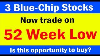 3 Strong fundamental stocks | Trade near 52 week low || discounted stocks | undervalued stocks