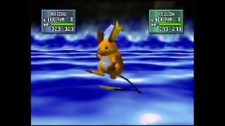 Pokemon Stadium 2: Surfing Pikachu vs. Surfing Raichu (N64)