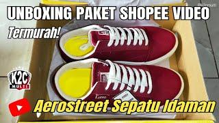 Unboxing paket sepatu shopee video paling murah