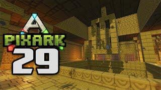 ZOMBIE DUNGEON RAID W FRIENDS!! - Let's Play PixARK Gameplay Part 29 (PixARK Pooping Evolved Ruins)