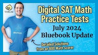 Digital SAT Math - July 2024 Bluebook Update [6 HARD QUESTIONS]