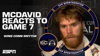 Connor McDavid reacts to the Oilers' Game 7 loss & winning the Conn Smythe Trophy | SC with SVP