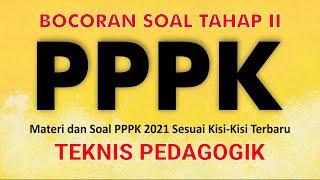 [part 18] TERBARU!! Bocoran KOMPETENSI TEKNIS PEDAGOGIK SEMUA GURU PPPK P3K 2021