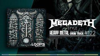 Heavy Metal Drum Track / Megadeth Style / 180 bpm