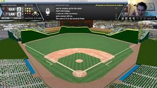 OOTP Baseball Game 1: Great Lakes Loons vs Lansing Lugnuts