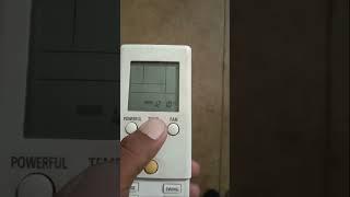 ogenral ac remotre degree setting