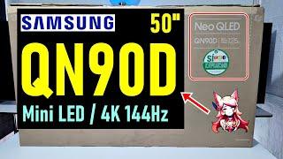 SAMSUNG QN90D MINI LED FULL REVIEW / 4K 144Hz / 50 INCH SMART TV