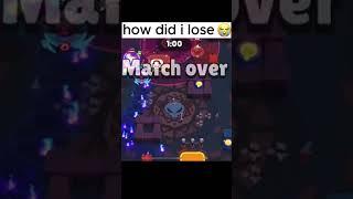 bro lost by the smallest of margins   #brawlstars #brawstarsmemes #brawlstarsshorts