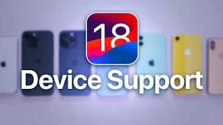 iOS 18 Device Support!