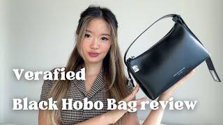 Verafied Black Hobo Shoulder Bag | first impressions + review