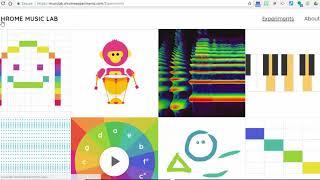 Chrome Music Lab - Sound Waves, Arpeggios, Kandinsky, and Melody