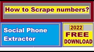 free download social phone extractor version 6.0.0  - social phone extractor pro 2022