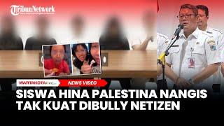 Siswa Hina Palestina Nangis Tak Kuat Dibully Netizen di Hadapan Plt Kepala Dinas Pendidikan