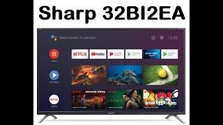 TV Sharp HD READY ANDROID 32BI2EA Erstinstallation, Fernbedienung koppeln, Smart TV, W-Lan verbinden