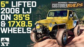 5" Lifted Wrangler with Black Rhino Wheels & 35" Tires | ExtremeTerrain Customer Builds