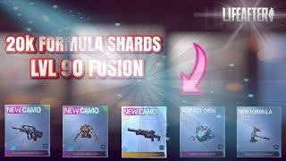 20k Formula Shards lvl 90 Fusion LifeAfter Eu