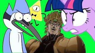 Animation Green Screen Pack (Regular show, Jojo, Gravity falls + more)