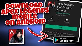 HOW TO DOWNLOAD APEX LEGENDS MOBILE ANDROID|GET APEX LEGENDS MOBILE SOFT LAUNCH [03/08/22- 05/07/22]